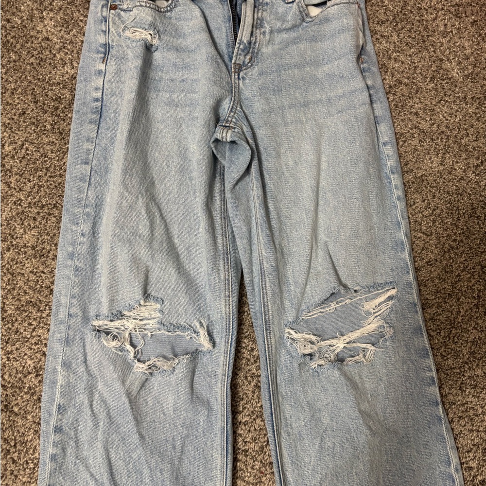 American Eagle Outfitters Light Blue Boyfriend Jeans